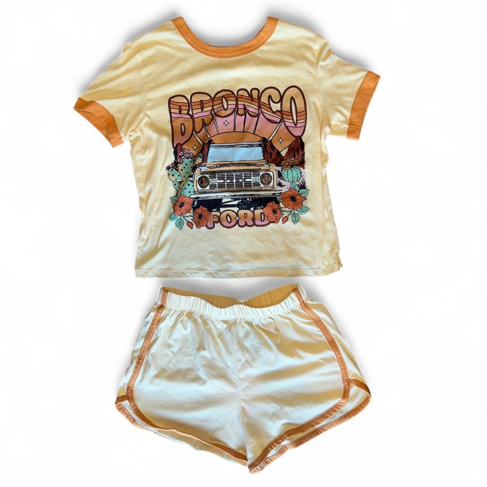 SOLD Ford Bronco Tee and Shorts Set